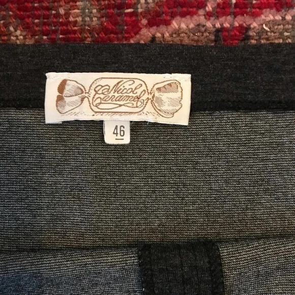 Nicol Caramel charcoal stretchy maternity skirt - Picture 2 of 2